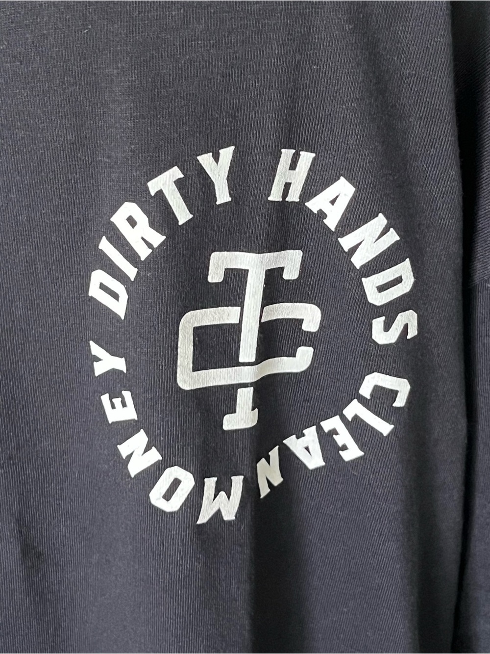 NWT Troll Co. Dirty Hands Clean Money Black Short Sleeve T-Shirt Size L & 3X - Picture 5 of 12